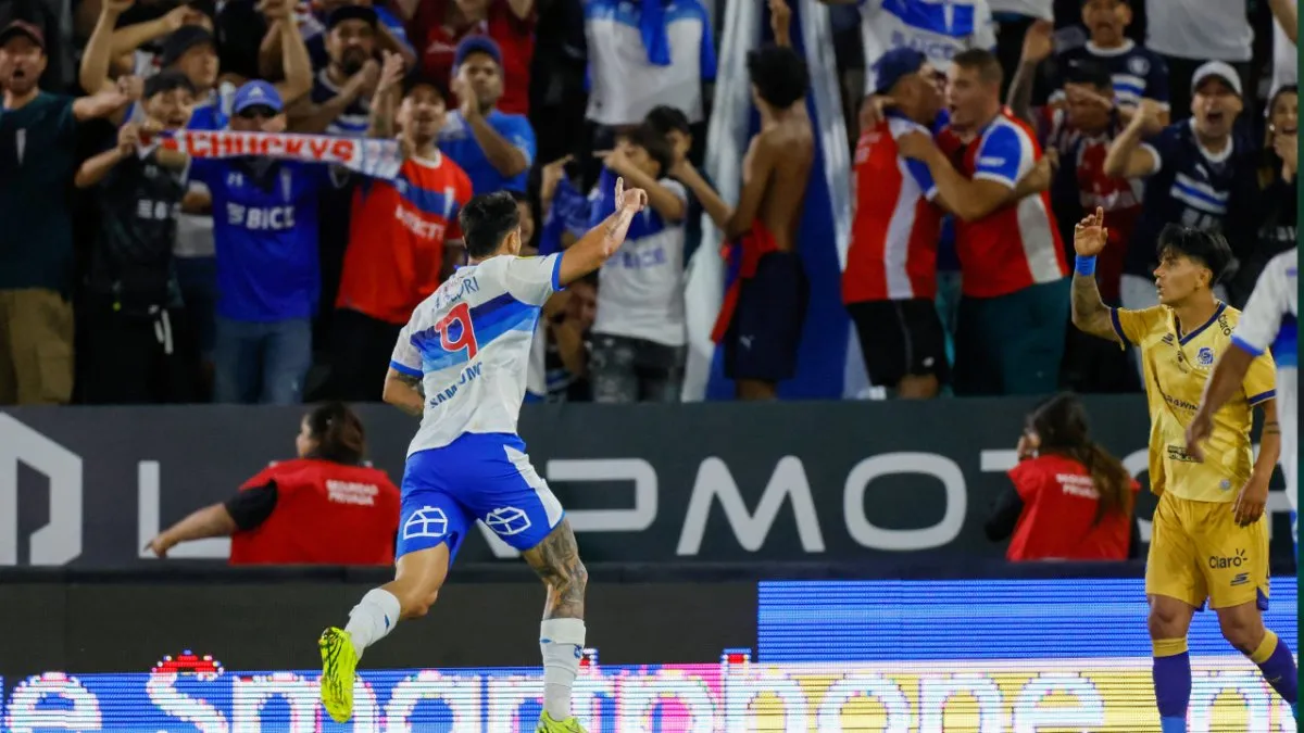 ¡Zampedri enciende la Liga! Golazo de cabeza de la UC ante Everton que hace vibrar a los hinchas