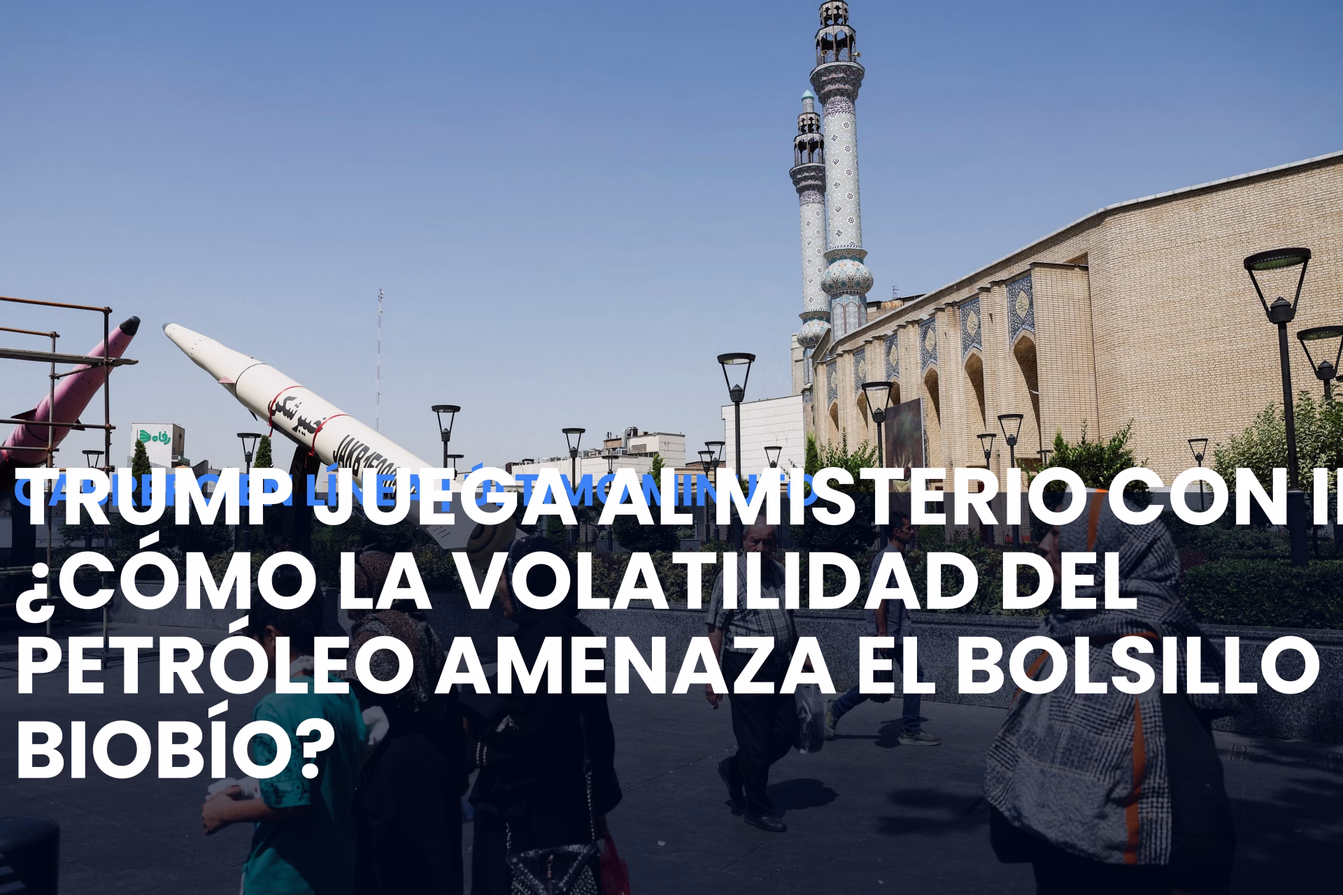 Trump juega al misterio con Irán: ¿Cómo la volatilidad del petróleo amenaza el bolsillo en el Biobío?