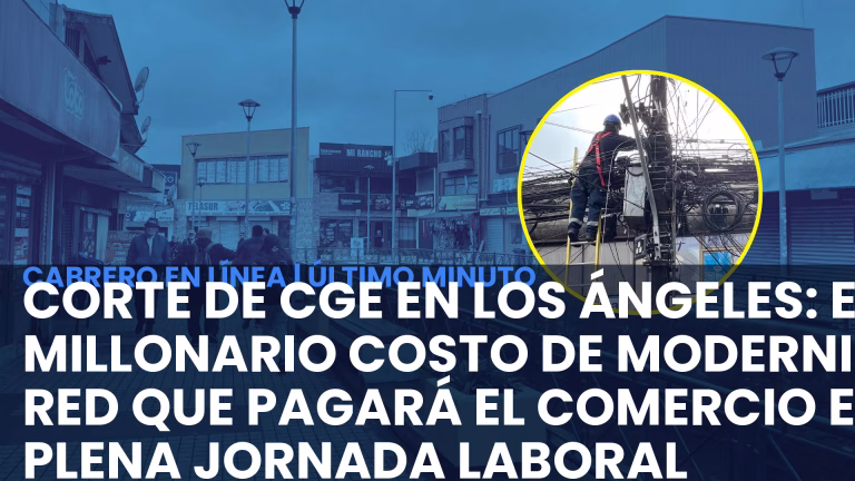 Corte de CGE en Los Ángeles: El millonario costo de modernizar la red que pagará el comercio en plena jornada laboral
