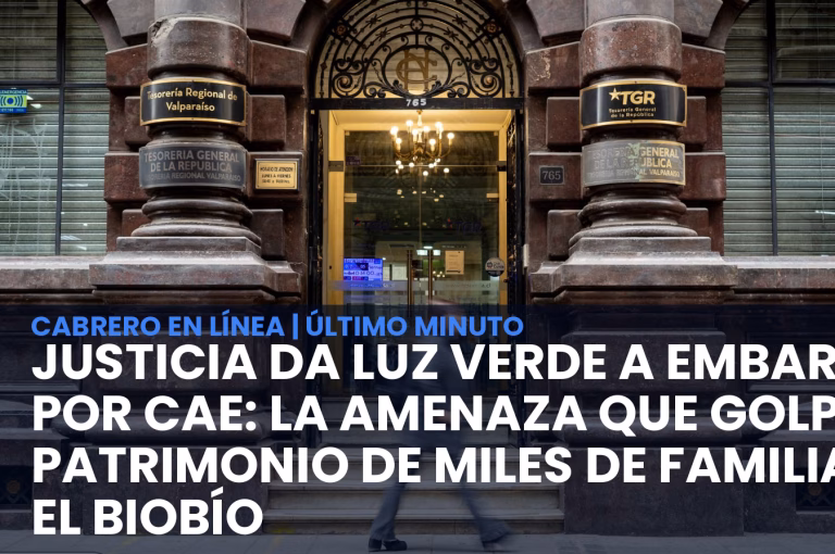 Justicia da luz verde a embargos por CAE: La amenaza que golpea el patrimonio de miles de familias en el Biobío