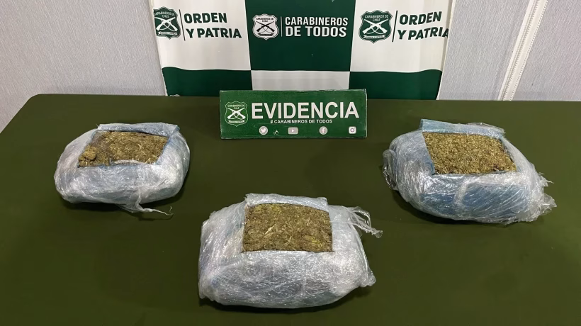 Golpe al Microtráfico en Cabrero: Detienen a hombre con 750 comprimidos de Clonazepam en Ruta 5 Sur