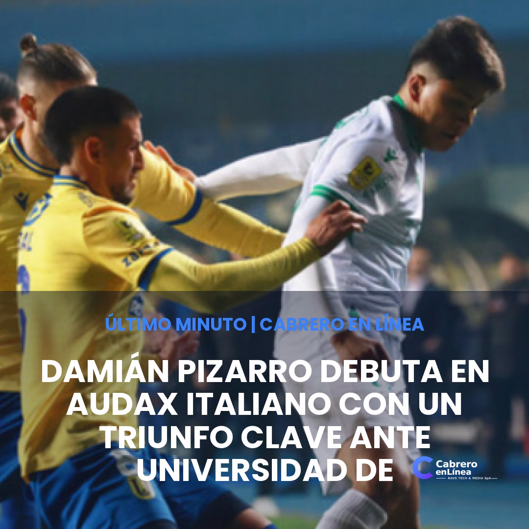 Damián Pizarro debuta en Audax Italiano con un triunfo clave ante Universidad de Concepción