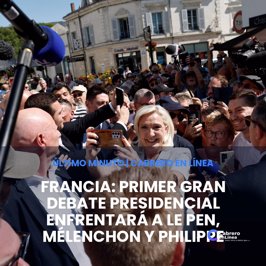 Francia: Primer Gran Debate Presidencial Enfrentará a Le Pen, Mélenchon y Philippe