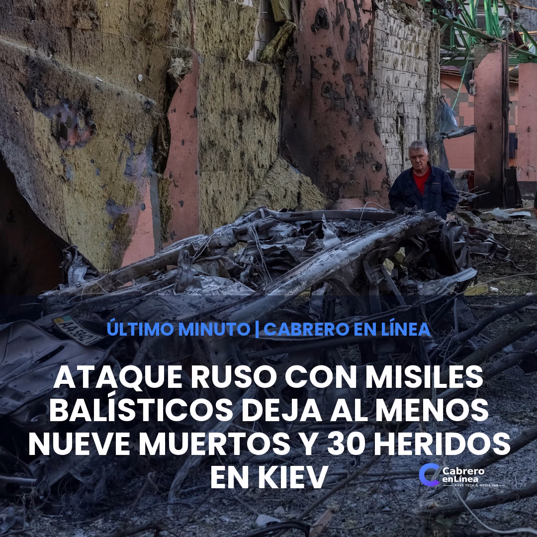 Ataque ruso con misiles balísticos deja al menos nueve muertos y 30 heridos en Kiev