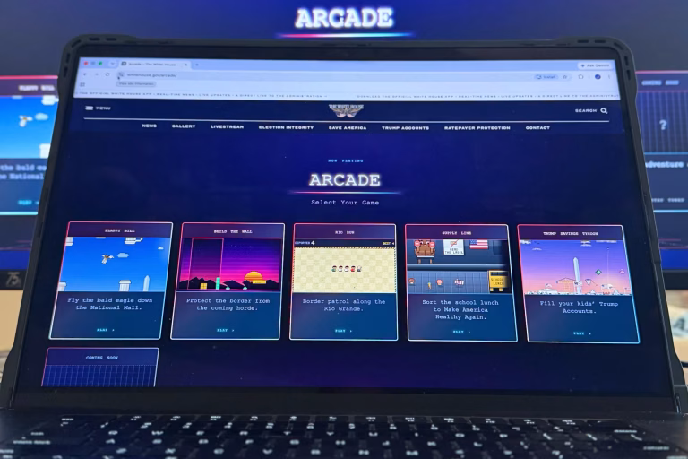 Casa Blanca de Trump Lanza Videojuegos Políticos para Promover su Agenda
