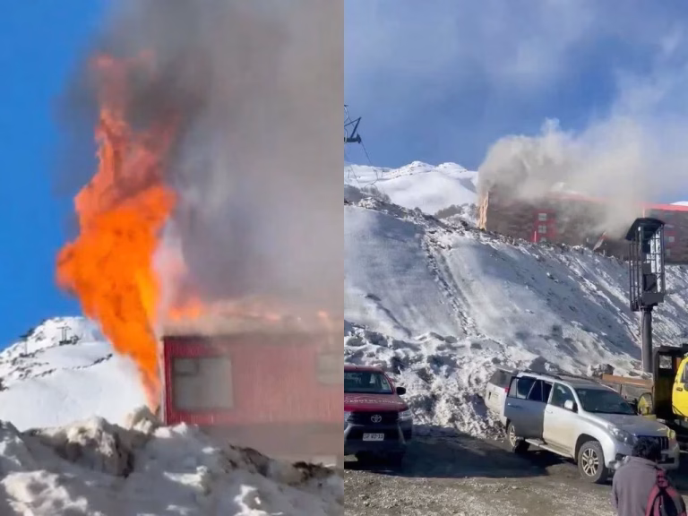 Incendio en Hotel Alto Nevados de Termas de Chillán obliga a evacuar a huéspedes y trabajadores