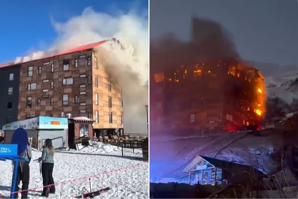 Incendio destruye por completo el Hotel Alto Nevados en Termas de Chillán