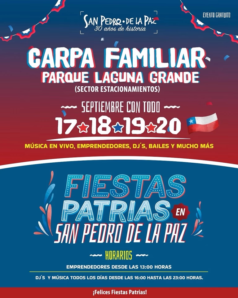 Fiestas Patrias en San Pedro de la Paz – Chile es TUYO