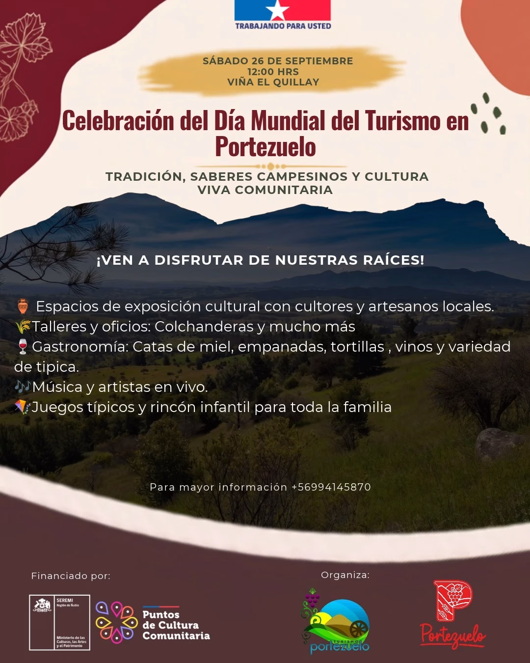 Día Mundial del Turismo: Sabores y Tradiciones de Portezuelo