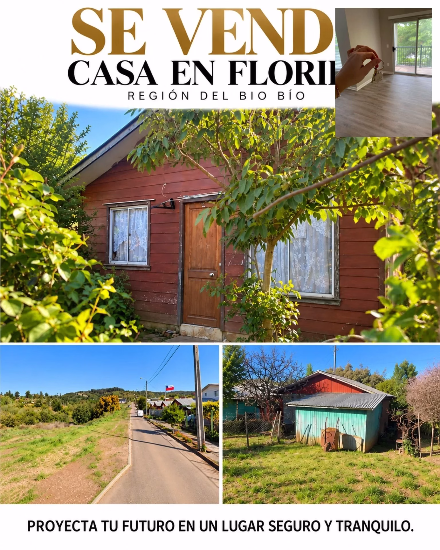 Se Vende Casa en Florida a 45 minutos de Concepción