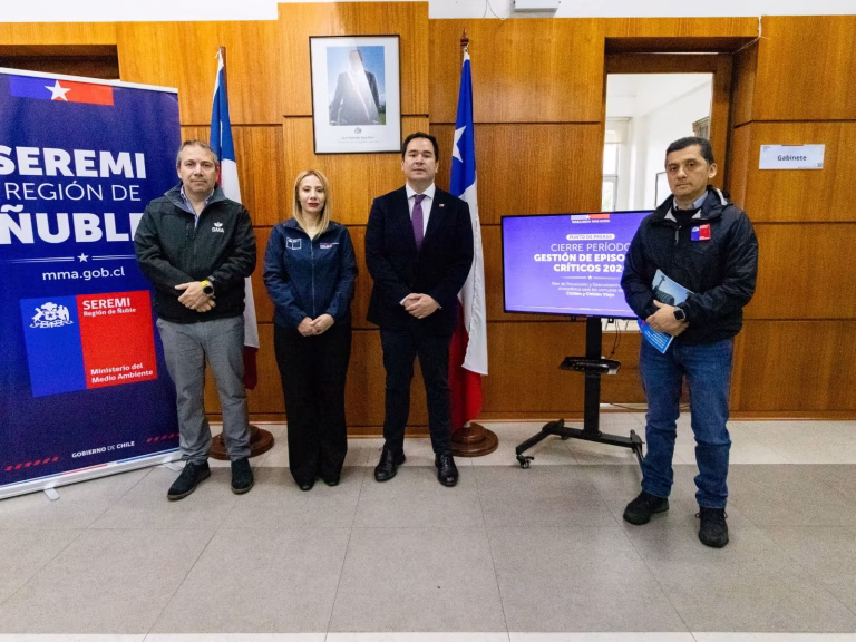 Ñuble cierra gestión de episodios críticos con un 78,7% de días con aire limpio y avanza en nuevo plan de descontaminación