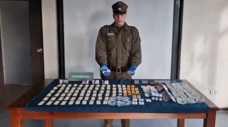 Desarticulan punto de venta de drogas en Osorno: Dos personas detenidas en Rahue Alto