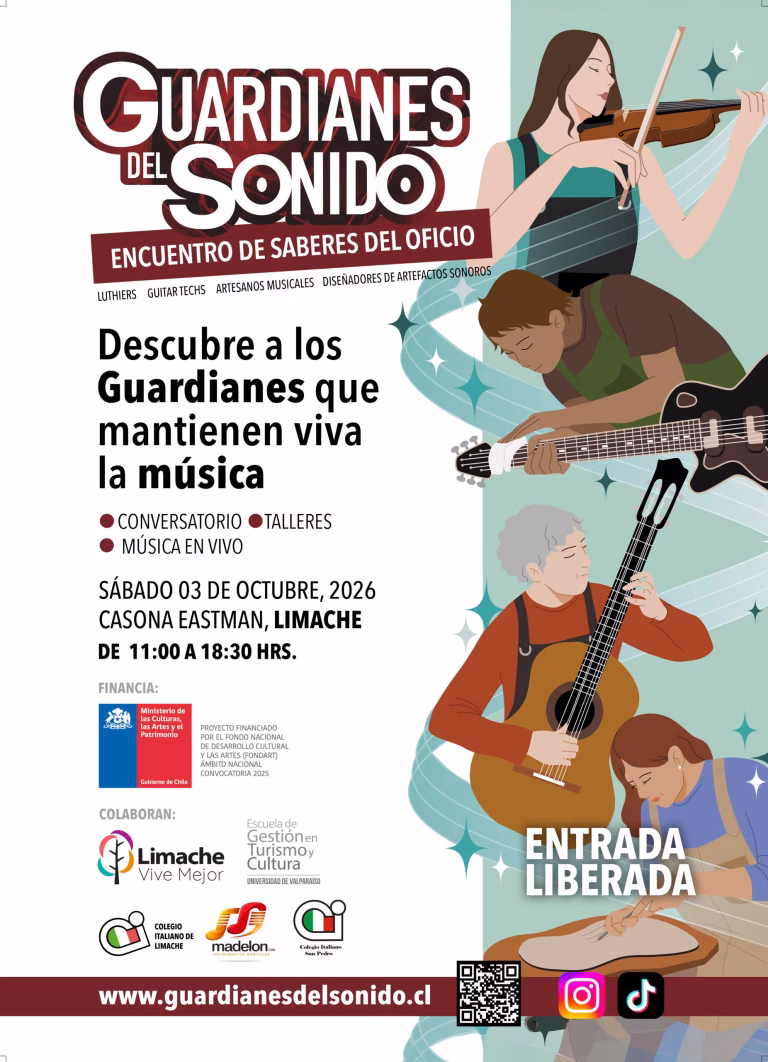 Limache se convierte en epicentro de los oficios musicales con el encuentro ‘Guardianes del Sonido’