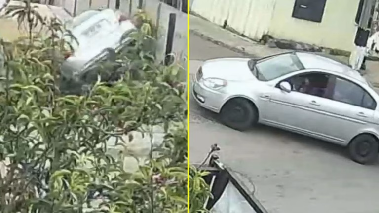 Insólito Accidente en Viña del Mar: Conductora sin Licencia Cae con su Vehículo a una Vivienda
