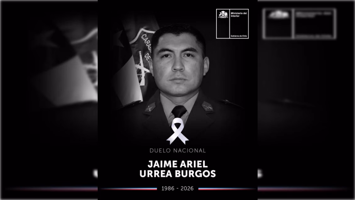 Gobierno decreta Duelo Nacional por carabinero asesinado en Quilleco durante procedimiento de VIF