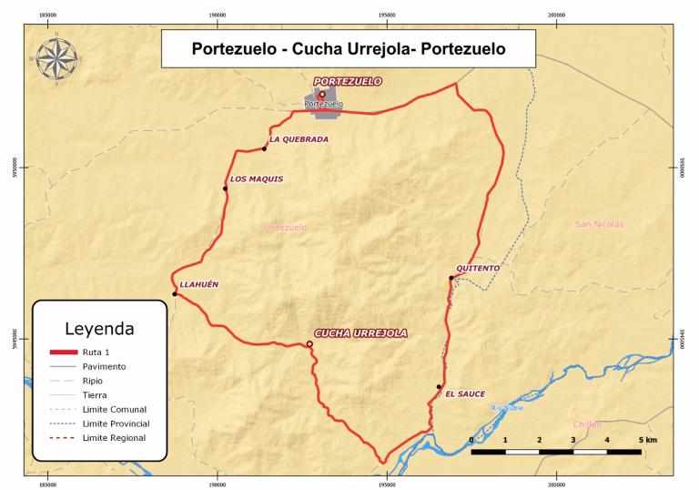 Abren licitación para nuevo servicio de transporte subsidiado que conectará Portezuelo con Cucha Urrejola