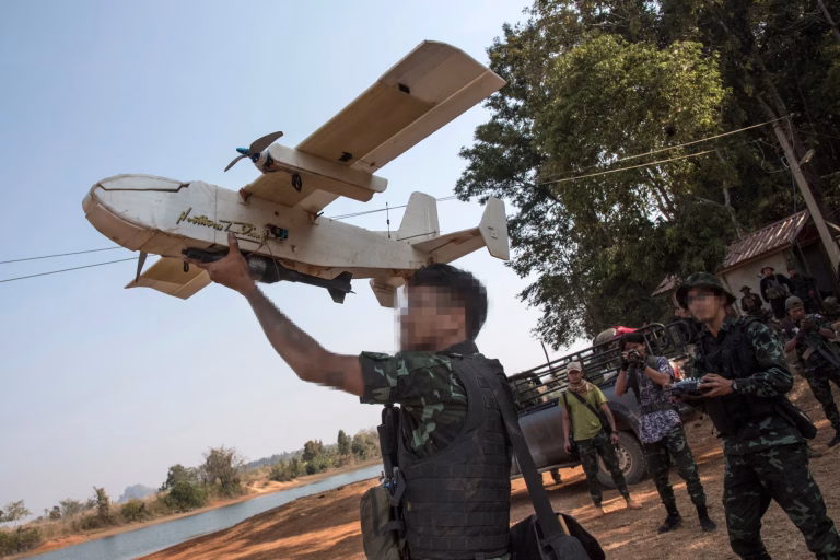 Myanmar libra la segunda guerra de drones más intensa del mundo con ataques crecientes a civiles