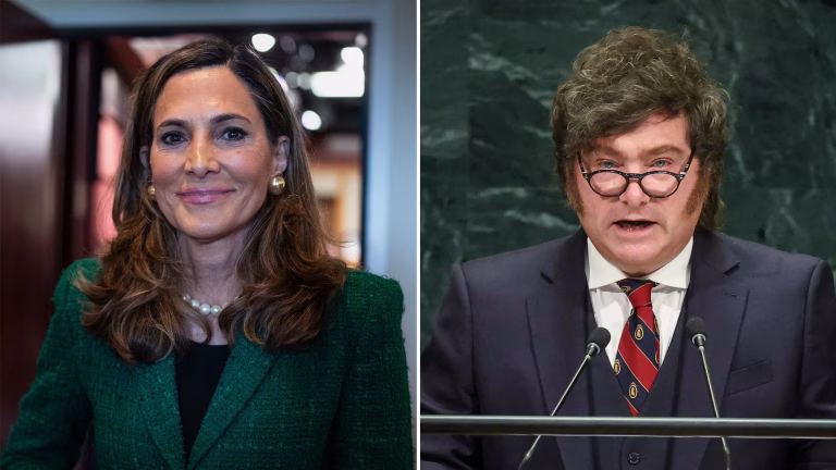 Javier Milei apoya a candidata en EE.UU. y desata acusaciones de injerencia electoral