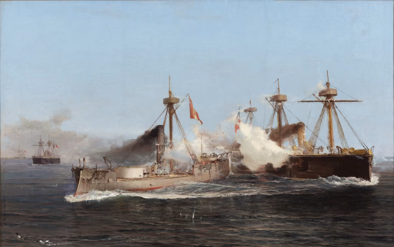 ¡Victoria en Angamos! El día que el Biobío celebró la captura del Huáscar